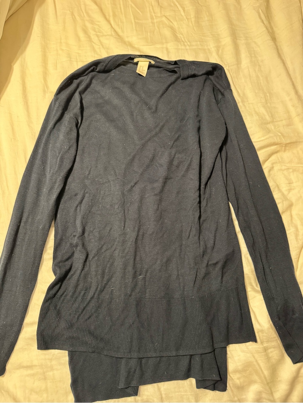 H&M women’s Black Crewneck Lightweight Sweater XS